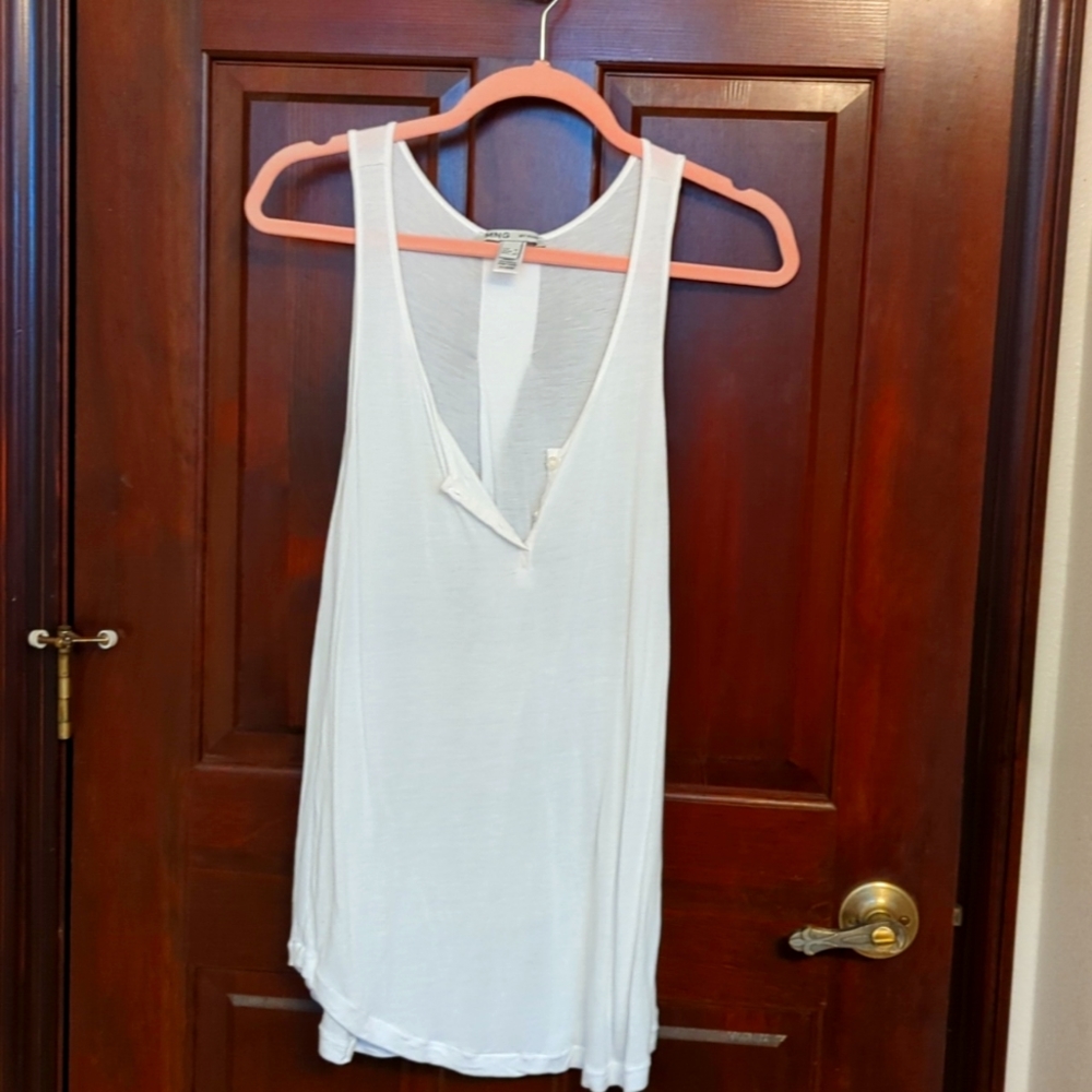 Swing tank white with buttons L